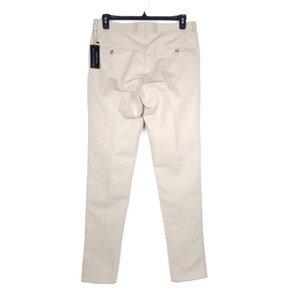 The Men's Store Slim-Fit Cotton & Linen Dress Pant Tan 36W NWT - Picture 3 of 5